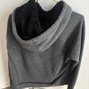 Alo Fleece Lined Gray Women's Sweatshirg